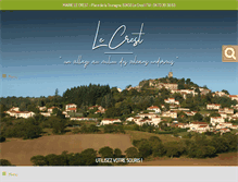 Tablet Screenshot of lecrest.fr